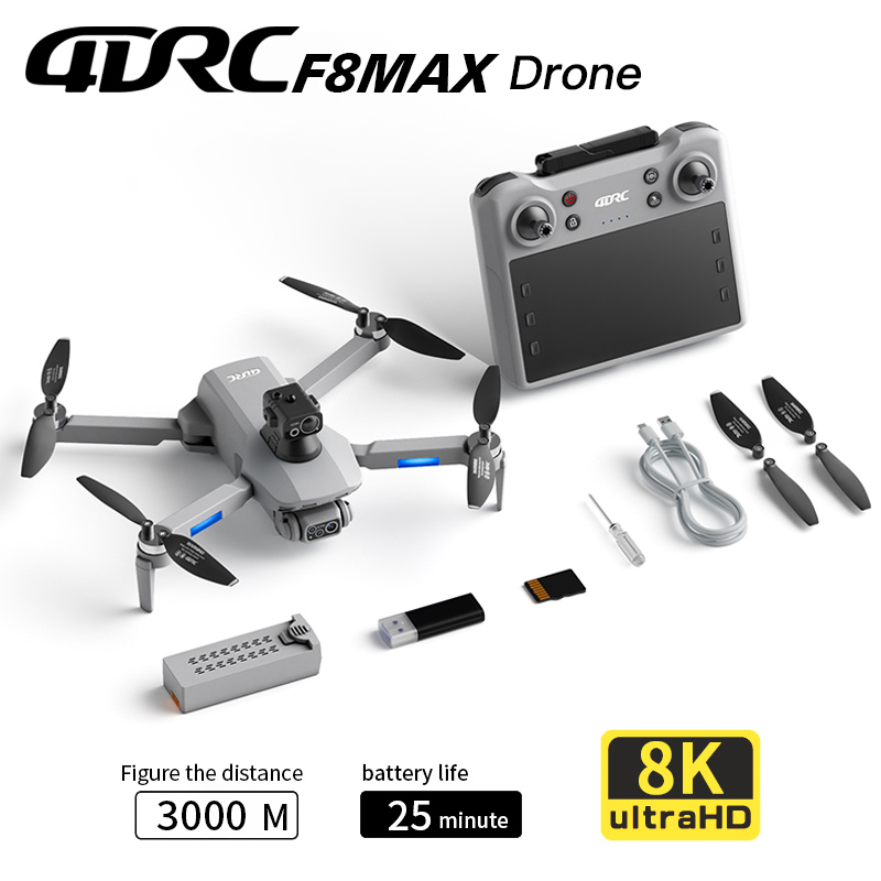 Drone Kit Professional - โดรน F8 MAX GPS ระดับมืออาชีพ กล้อง