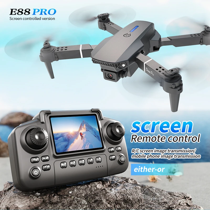 โดรนรุ่น Professional E88 PRO  - Drone Kit Professional บทวิจารณ์และราคา