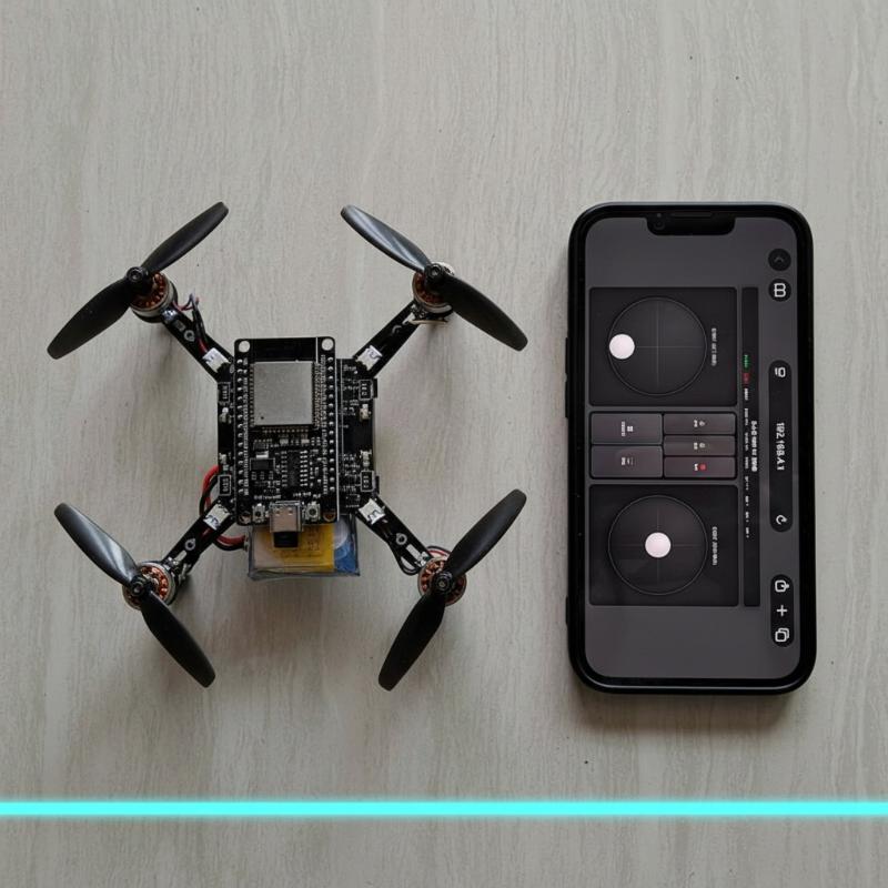 ชุดโดรนขนาดเล็ก E1 ESP32 แบบโอ - Drone Kit Parts Included บทวิจารณ์และราคา