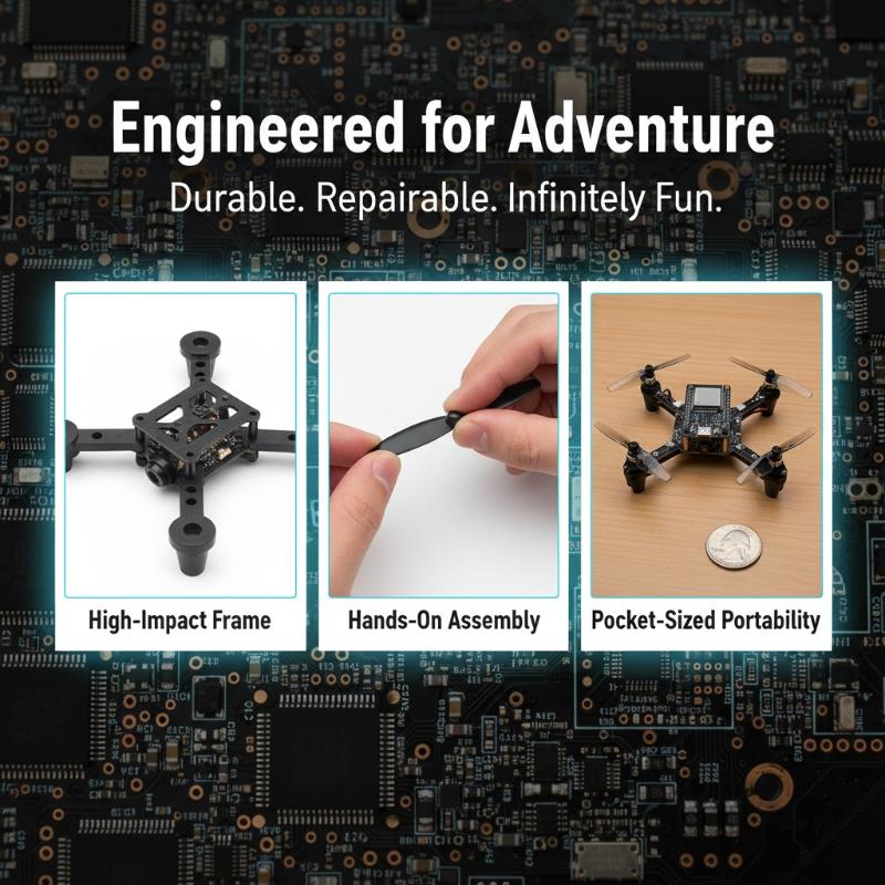 ชุดโดรนขนาดเล็ก E1 ESP32 แบบโอ - Drone Kit Parts Included บทวิจารณ์และราคา